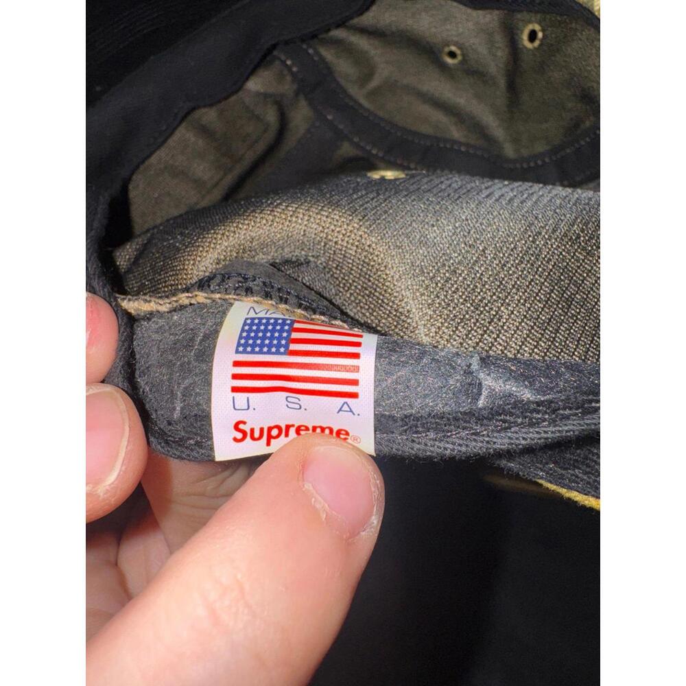 Supreme 2012 Duck Camo Hat Olive Green Vintage Y2K Rare 90s - Picture 3 of 5
